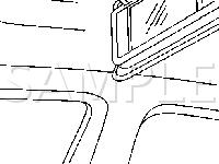 Rear Vanity Mirror View Diagram for 2005 Buick Park Avenue Ultra 3.8 V6 GAS