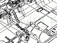 Floor Pan Components and Grounds Diagram for 2005 Pontiac Pursuit  2.2 L4 GAS