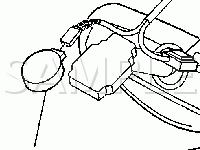 Outside Moisture Sensor Location Diagram for 2005 Buick Rainier  4.2 L6 GAS
