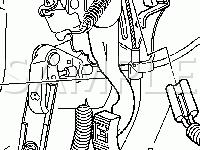 Parking Brake Components Diagram for 2005 Buick Rendezvous Ultra 3.6 V6 GAS