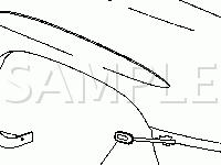 Left Rear Fender Diagram for 2005 GMC Sierra 1500  5.3 V8 GAS
