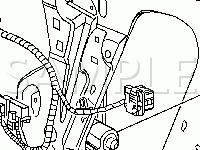 Window Motor Diagram for 2005 Cadillac SRX  4.6 V8 GAS