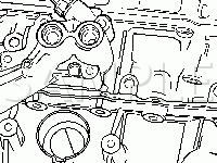 Left Side Of Engine Diagram for 2005 Cadillac SRX  4.6 V8 GAS