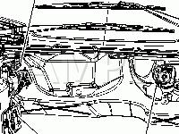 Engine Compartment Component Locations Diagram for 2005 Chevrolet Uplander  3.5 V6 GAS