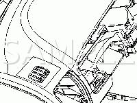 Keyless Entry Component Views Diagram for 2005 Chevrolet Uplander  3.5 V6 GAS