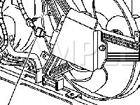 Front of Engine Compartment Diagram for 2005 Chevrolet Venture LT 3.4 V6 GAS