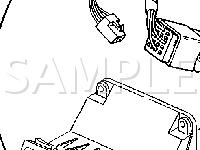 RH SIde of I/P,Above Base of Steering Column Diagram for 2005 Chevrolet Venture LT 3.4 V6 GAS
