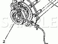 Wheel Speed Sensor, RF Diagram for 2005 GMC Yukon SLT 5.3 V8 FLEX