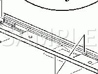 RH B-Pillar Diagram for 2005 GMC Yukon XL 2500 SLT 6.0 V8 GAS