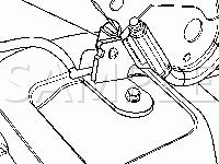 Park Brake System Components Diagram for 2006 Chevrolet Aveo LT 1.6 L4 GAS