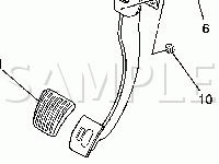 Hydraulic Clutch Pedal Diagram for 2006 Chevrolet Aveo Special Value 1.6 L4 GAS