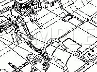 Floor Pan Components and Grounds Diagram for 2006 Chevrolet Cobalt SS 2.0 L4 GAS