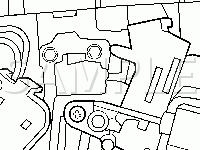 Shift Lock Components Diagram for 2006 Cadillac CTS  2.8 V6 GAS