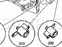 Automatic Transmission Electronic Component Views Diagram for 2006 Chevrolet Equinox LS 3.4 V6 GAS