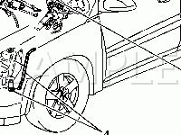 Wiper/Washer Component Views Diagram for 2006 Chevrolet Equinox LT 3.4 V6 GAS