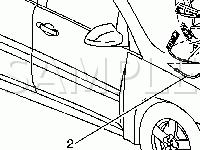 Seat Belt Component Views Diagram for 2006 Chevrolet Equinox LS 3.4 V6 GAS