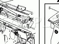 Wiper/Washer Systems Components Diagram for 2006 Hummer H2  6.0 V8 GAS