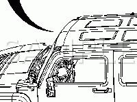 Rearview Mirror Diagram for 2006 Hummer H3  3.5 L5 GAS