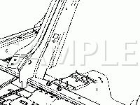 Seat Belt Tensioner Diagram for 2006 Chevrolet HHR LS 2.2 L4 GAS