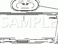 Headliner Component Diagram for 2006 Chevrolet Impala LT 3.5 V6 FLEX