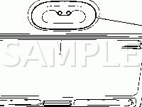 Headliner Components Diagram for 2006 Chevrolet Impala LS 3.9 V6 GAS