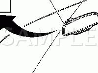 Rearview Mirror Diagram for 2006 Chevrolet Impala LS 3.9 V6 GAS