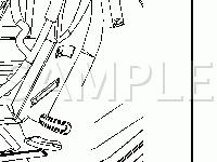 Kick Panel Components Diagram for 2006 Chevrolet Impala LTZ 3.9 V6 GAS