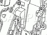 Right Front Door Diagram for 2006 Saturn ION RED Line 2.0 L4 GAS