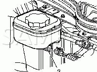 Rear of the Engine Compartment Diagram for 2006 Saturn ION RED Line 2.0 L4 GAS