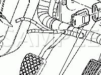 Lower Left Front of the Passenger Compartment Diagram for 2006 Saturn ION-2  2.2 L4 GAS
