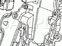 Right Front Door Diagram for 2006 Saturn ION-2  2.2 L4 GAS