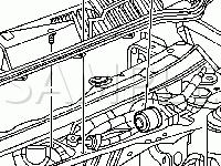 Front Left Side of the Vehicle Diagram for 2006 Saturn ION-2  2.2 L4 GAS