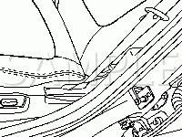 Seat Belt Components Diagram for 2006 Chevrolet Malibu LT 2.2 L4 GAS