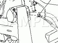 Left Rear Of Passenger Compartment Diagram for 2006 Chevrolet Malibu Maxx LTZ 3.5 V6 GAS