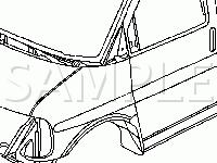 Headliner Components Diagram for 2006 Chevrolet Express 3500 LS 6.0 V8 GAS