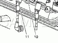 Engine Compartment Diagram for 2006 GMC Savana 2500  6.6 V8 DIESEL