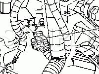 Rear of the Engine Diagram for 2006 GMC Sierra 1500 Hybrid 5.3 V8 ELECTRIC/GAS
