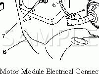 Left Rear Underhood - Front of Dash Diagram for 2006 GMC Sierra 1500 SL 5.3 V8 GAS