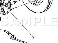 Wheel Speed Sensor(2WD) Diagram for 2006 Chevrolet Silverado 1500 LS 4.8 V8 GAS