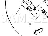 Underhood Lamp Assembly Diagram for 2006 Chevrolet Silverado 3500 LT 6.6 V8 DIESEL