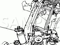 Rear Suspension Components Diagram for 2006 Cadillac SRX  3.6 V6 GAS