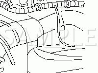 Left Rear Of Vehicle Behind The Trim Panel Diagram for 2006 Cadillac SRX  4.6 V8 GAS
