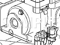 Left Side Frame Rail Diagram for 2006 Chevrolet Suburban 1500 LS 5.3 V8 FLEX