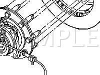 Wheel Speed Sensor Diagram for 2006 Chevrolet Suburban 1500 LTZ 6.0 V8 GAS