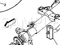 Steering Column Components Diagram for 2006 Chevrolet Tahoe Z71 5.3 V8 GAS