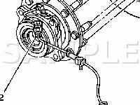 Wheel Speed Sensor Diagram for 2006 GMC Yukon Denali XL  6.0 V8 GAS