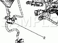 Left Side of the Instrument Panel Diagram for 2006 GMC Yukon Denali  6.0 V8 GAS
