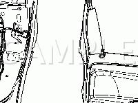 Door Components Diagram for 2007 GMC Acadia SLT 3.6 V6 GAS