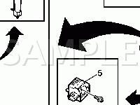 Inflatable Restraints Components Diagram for 2007 Chevrolet Aveo Special Value 1.6 L4 GAS
