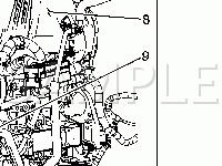 Engine Compartment Diagram for 2007 Chevrolet Colorado LT 3.7 L5 GAS